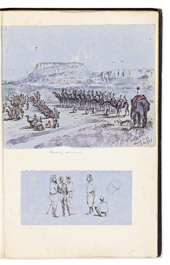 (BRITISH MILITARY -- INDIAN MUTINY OF 1857.) [A Week With the Camel Corps].